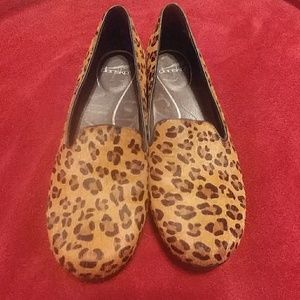 Dansko Olivia Cheetah Print Calf Hair Loafers